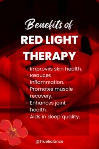 Benefits of red Light Therapy.