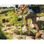 Image of a man hiking up a hill on a beautiful day with friends, reflecting the active lifestyle often encouraged alongside the Anti-Inflammatory Diet.