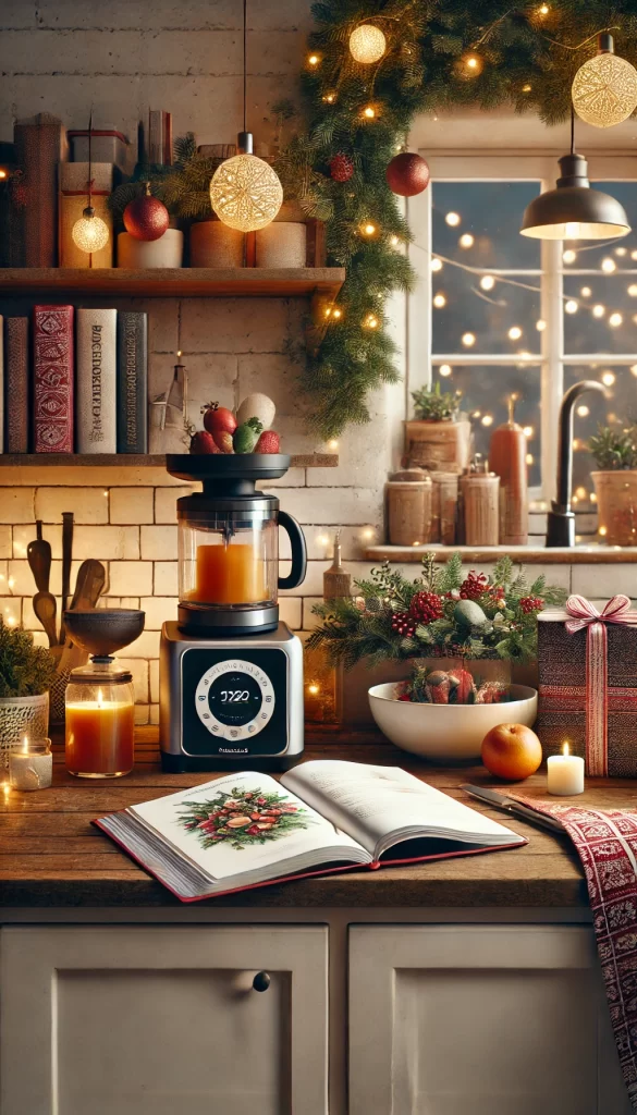 Image of a festively decorated kitchen. Health and Wellness Gifts That Are Sure to Impress!