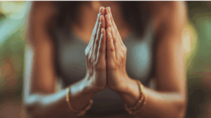 woman using breathwork to stop overthinking quickly